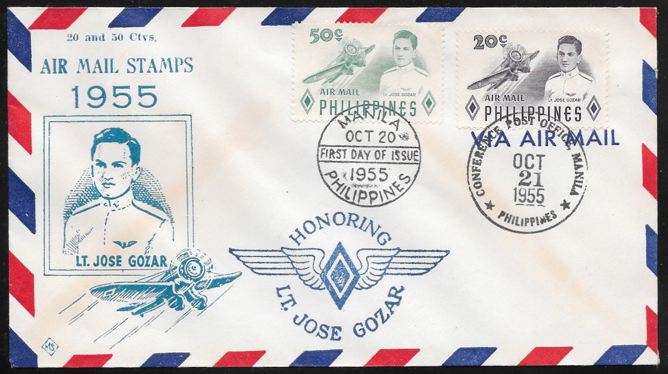 Philippines 1955 First Day Air Mail 